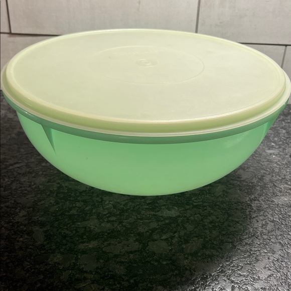 Tupperware Other - 26 cup green vintage Tupperware bowl. This is in good condition for age.